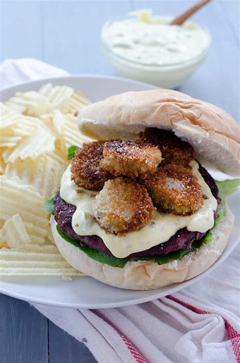 Fried Pickle Burger Recipe Lifes Ambrosia