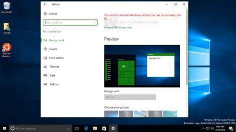 How To Personalize Windows 10 Without Activation Uaetoo