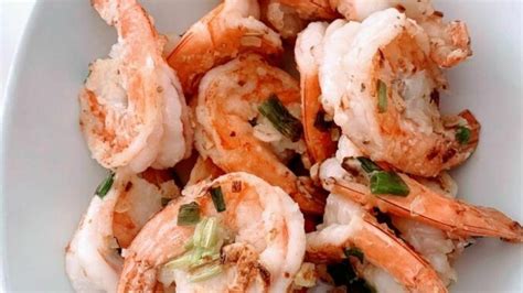 Easy Low Fat Chinese Salt And Pepper Garlic Shrimp Recipe Nut Free Wok