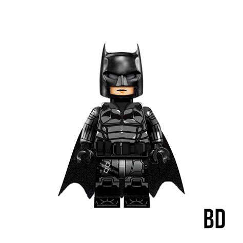 Custom Lego Robert Pattinson Batman Minifigure By Me Bdlego
