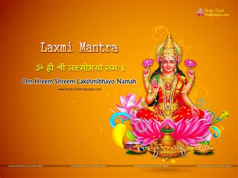 Laxmi Mantra Wallpapers For Desktop Mobile Free Download