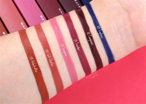 Maybelline Superstay Matte Ink City Edition Collection Review And