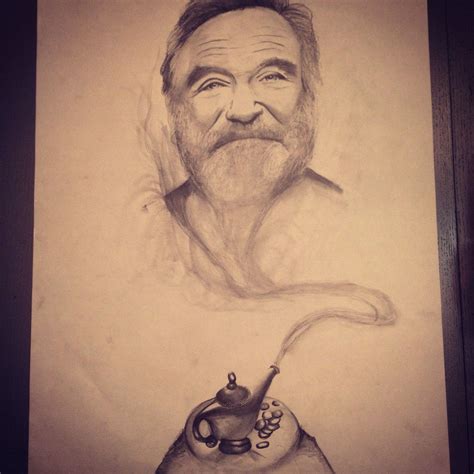 My Drawing In Memory Of Robin Williams Who Made Us All Laugh Rip Robinwilliams Artwork