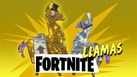 Fortnite Opening Gold And Silver Llamas For The Best Loot Unlocking