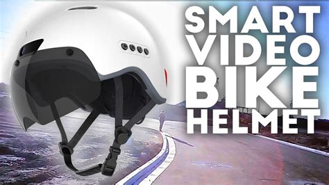 Kracess Smart Bike Helmet With Camera Bluetooth Audio And Led Lights Youtube