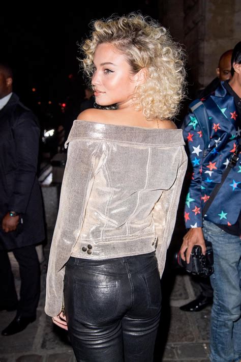 Lovely Ladies In Leather Rose Bertram In Leather Pants