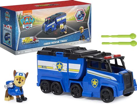 Paw Patrol Big Truck Pups Chase Transforming Toy Truck With