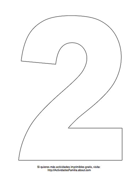 The Number Two Is Shown In Black And White As Well As Numbers To Color