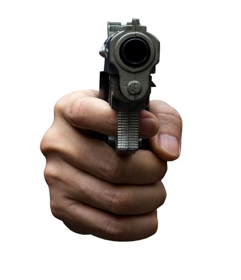 Hand Holding Shotgun Png Hand With Gun Png High Quality Png