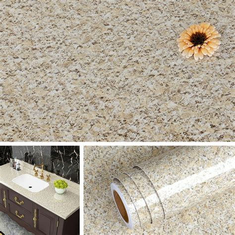 Livelynine Contact Paper For Countertops Granite Wall Paper For Kitchen