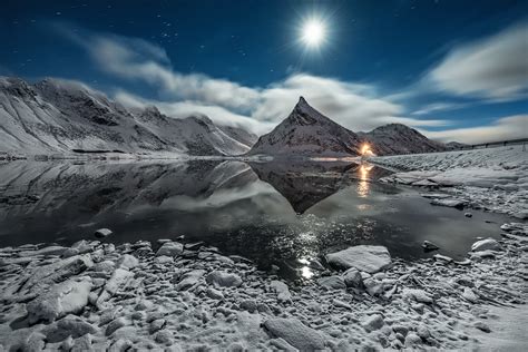 Moonlight Foto And Bild Europe Scandinavia Norway Bilder Auf Fotocommunity
