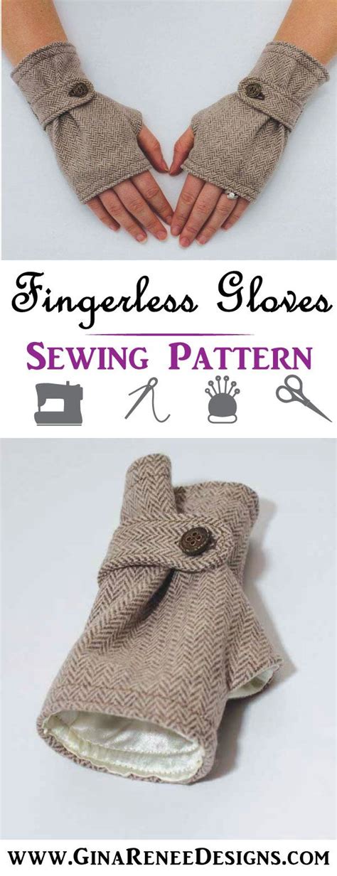 These fingerless gloves are based on a pair worn by alice cullen in new moon. Fingerless Glove Pattern - Women's Sewing Pattern | Gloves pattern, Sewing patterns free, Free ...