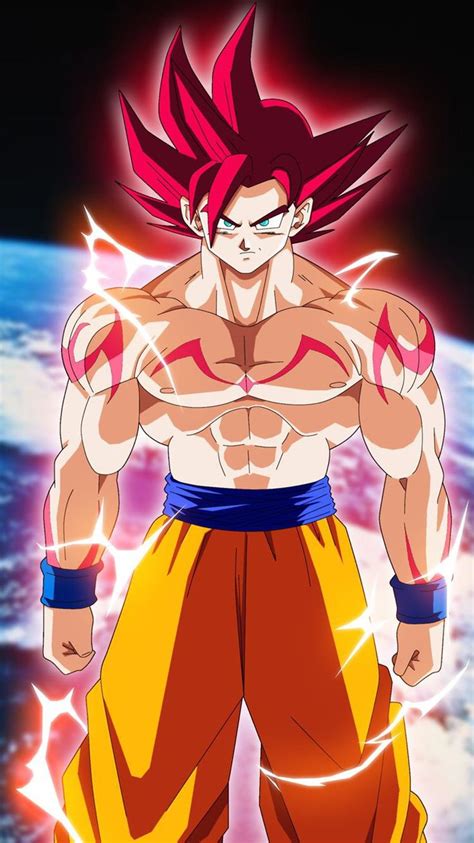 Goku was the first to achieve the form, doing so in his. Goku super saiyan god in 2021 | Goku super saiyan god ...