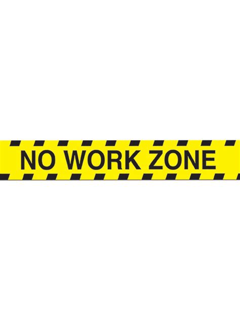 No Work Zone Caution Tape 3 X 20