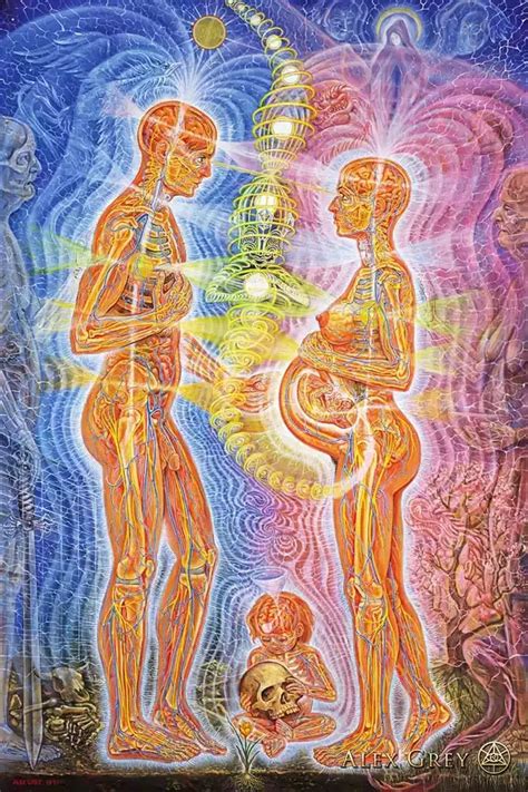 Psychedelic Art Alex Gray Art Twin Flame Art Sensory Art Spiritual