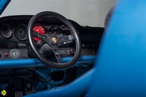 Blue Bisimoto Twin Turbo Porsche 964 Momo Prototipo Steering Wheel Momo