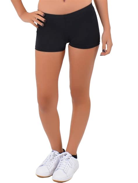 Stretch Is Comfort Dance Shorts For Women And Girls Team Sports Workout Shorts Booty Shorts
