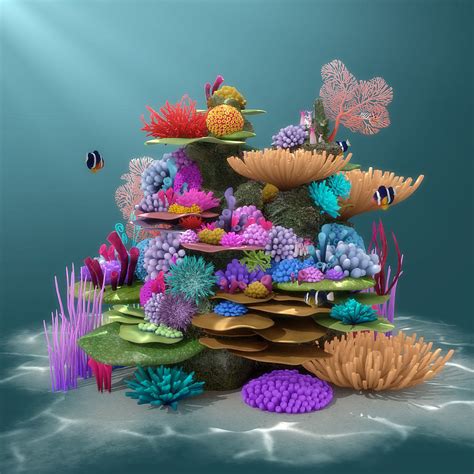 Coral Reef 3d Model Artofit