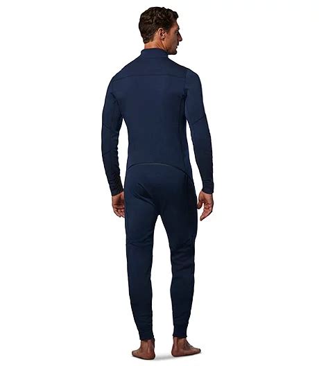 Mens Lifa Max Combination Base Layer One Piece Thermal Suit Navy