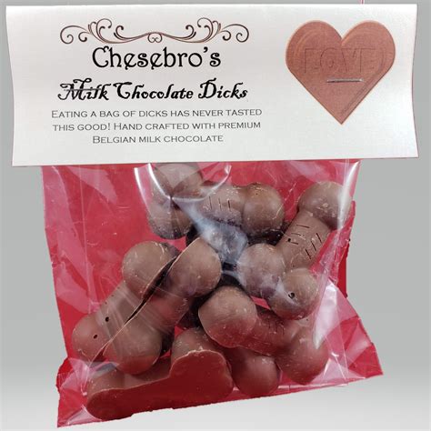 Bag Of Dicks Premium Belgian Chocolate Bachelorette Prank Gag Etsy