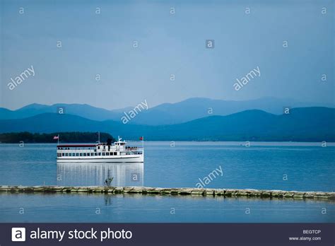 Lake Champlain Ferry Burlington Vermont Stock Photo Alamy