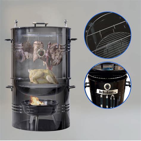 Home » charcoal grills » combo smokers bbq grills » best bbq smokers in 2021. Big Bad Barrel BBQ Smoker Grill 5 in 1 Barrel can be used ...