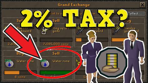 Osrs Grand Exchange Tax And Extra Bank Space Gold Sink Youtube