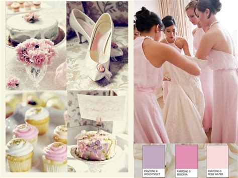 Enchanted Spring And Summer Pantone Wedding Styleboard The Dessy