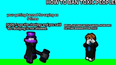 How To Ban Toxic Players In Roblox Youtube
