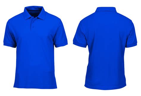 Free 6304 Blue T Shirt Template Front And Back Yellowimages Mockups