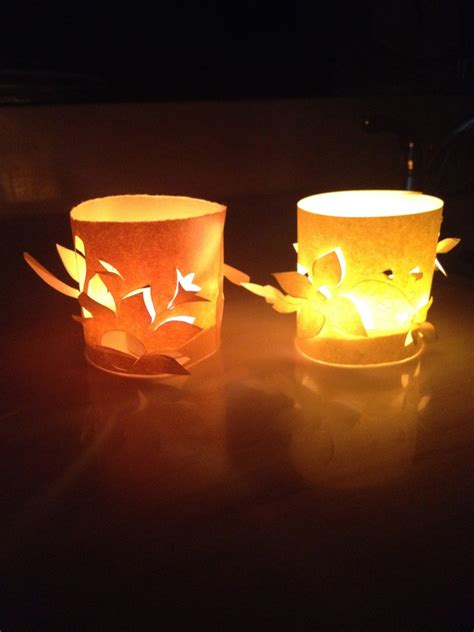Diy Paper Candle Holders