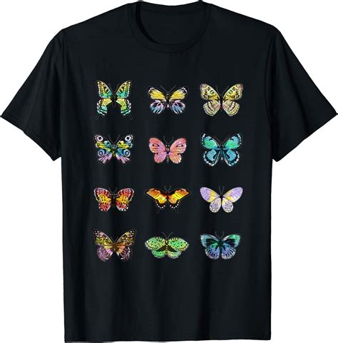 Butterfly Design For People Who Love Butterflies T Shirt Uk