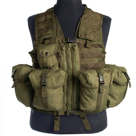 Mil Tec Tactical Vest Modular System Olive Vests Military 1st