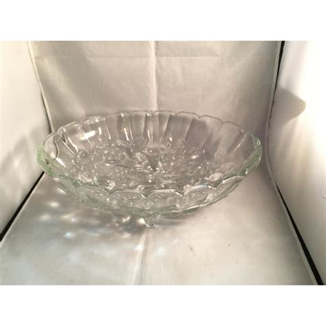 Clear Glass Fruit Bowl With Feet Chairish