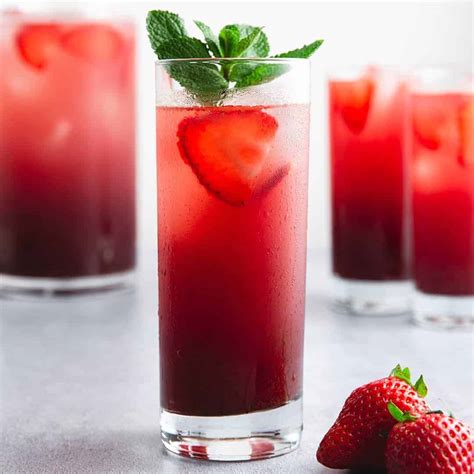 Strawberry Acai Refresher Strawberry Flavored Amazing Summer Drink