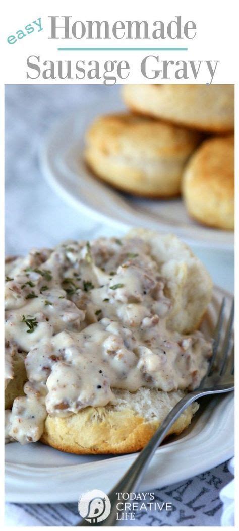 Sausage Gravy And Biscuits Recipe Sausage Gravy