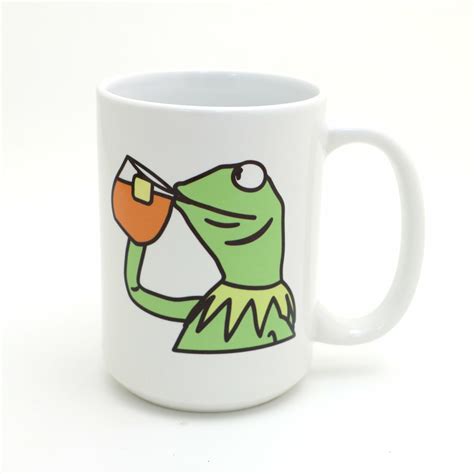 Mug Kermit Drinking Tea Soap Stop And Body Shop