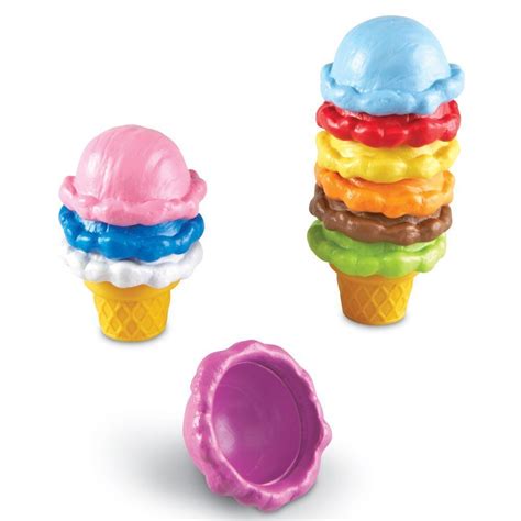 Learning Resources Smart Snacks Rainbow Color Cones Toys