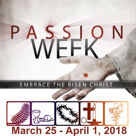 The Believers Holy Week Passion Week 2018 Praise Center Church Of God In Christ