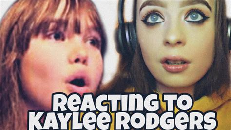 Reacting To Kaylee Rodgers Hallelujah Youtube