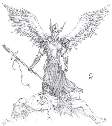 Https://favs.pics/coloring Page/angel Knight Coloring Pages