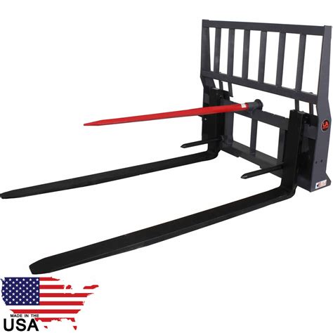 United Attachments Hay Bale Spear Pallet Fork W 42 Blades