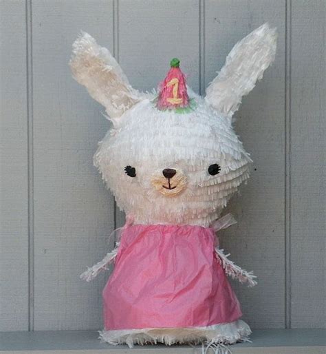 Birthday Bunny Pinata Bunny Party Girl First Birthday First