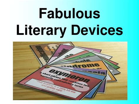 Ppt Fabulous Literary Devices Powerpoint Presentation Free Download