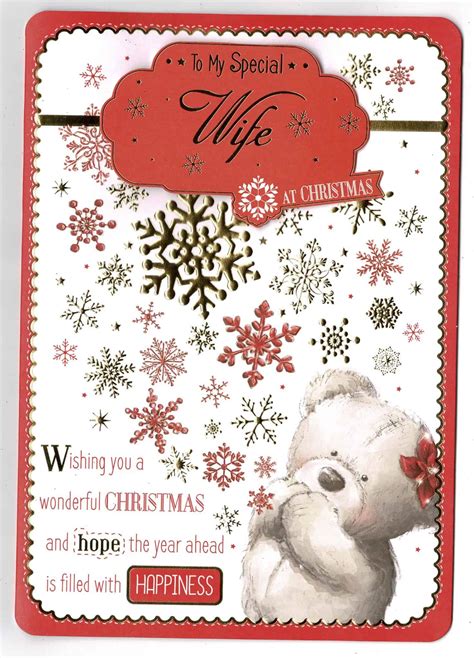 Show her just how romantic you are with these. Wife Christmas Card 'To My Special Wife' - With Love Gifts ...