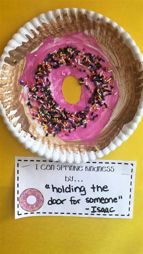 I Can Sprinkle Kindness By Donut Craft Preschool Classroom