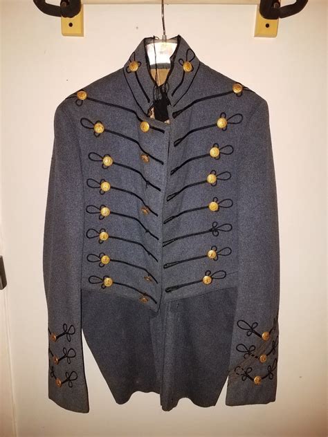 Old Antique Vintage Vmi Cadet Uniform Jacket Confederate Civil War