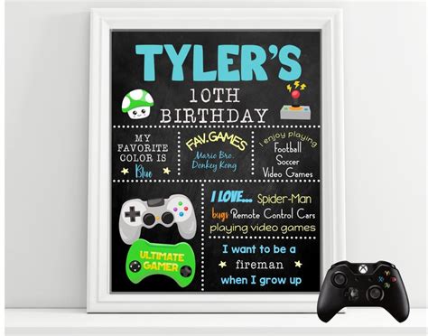 Free Printable Gaming Birthday Invitations