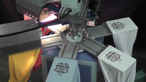 Can Cooler & T-Shirt Screen Printing Machine - The R160 - YouTube