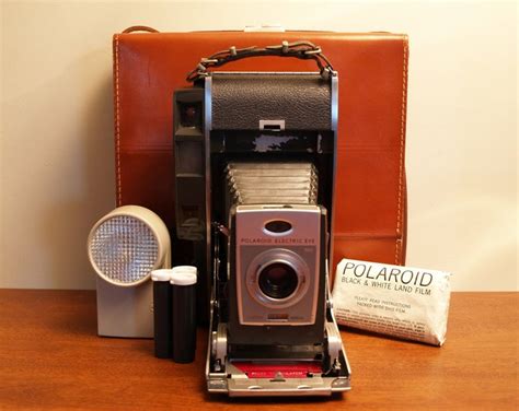 Retro Camera Polaroid W Film Bellows Camera Vintage Polaroid